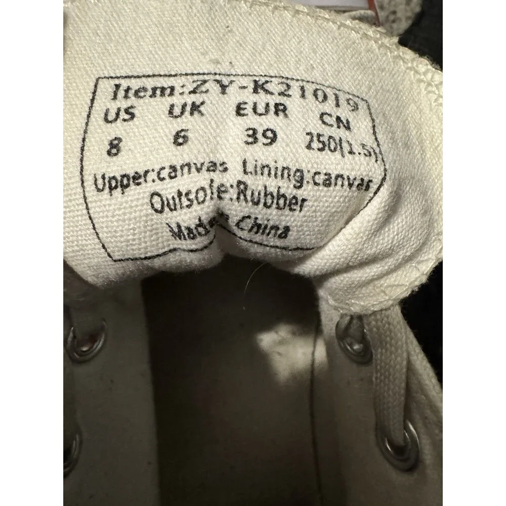 White Canvas Low Top Lace Up Sneakers Unisex Adults Casual Activewear